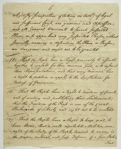 The Bill of Rights, copy signed at Federal Hall, 1789 by American School